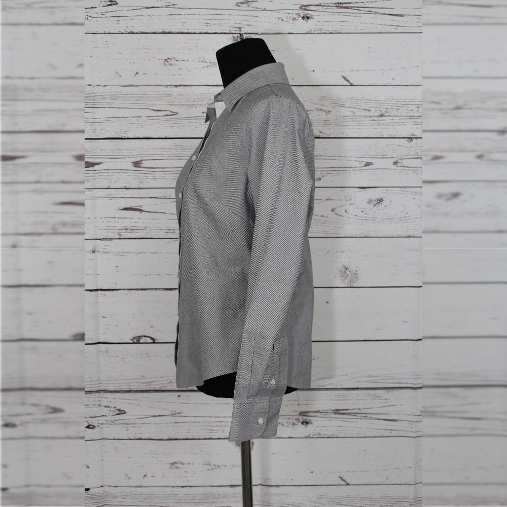 Talbots Petite Button Down Dress Shirt - Picture 4 of 7
